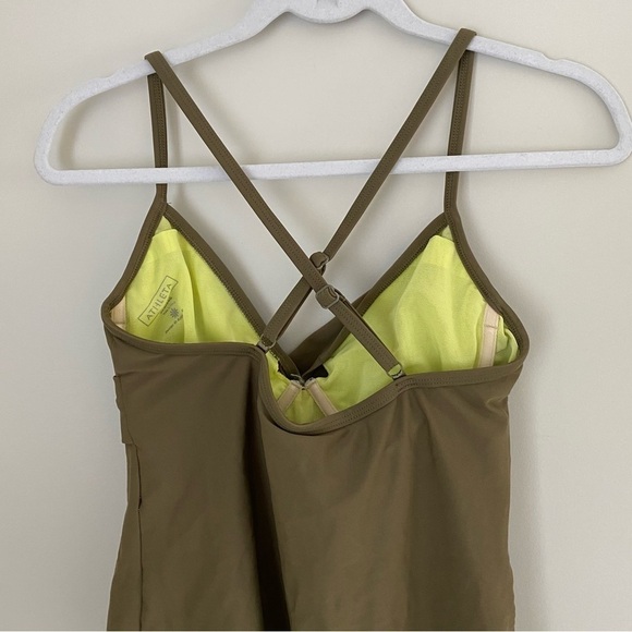 ATHLETA Twistini Tankini Swimsuit 36B/34C Cross Strap Swim Top - Picture 10 of 15